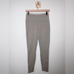 Athleta Delancey Herringbone Tight in Light Asphalt/Bright White size XS